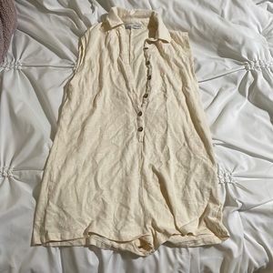 Super cute summer jumpsuit /swimsuit coverup